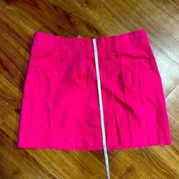 Vintage Barbiecore Sexy H&M Pink Denim Miniskirt size US 10 - Picture 4 of 4